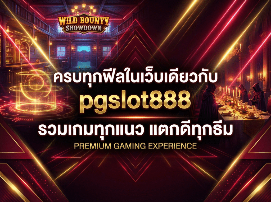 ครบทุกฟีลในเว็บเดียวกับ pgslot888 รวมเกมทุกแนว แตกดีทุกธีม